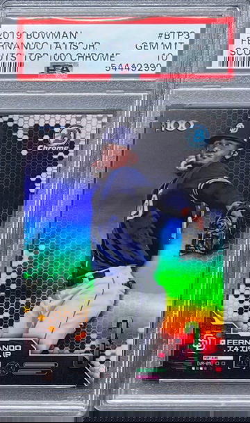 2019 Bowman Chrome Fernando Tatis Jr PSA 10