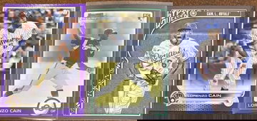 Lorenzo Cain 2010 Bowman Chrome Rc & 2n Cards