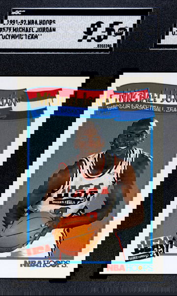 1991-92 NBA Hoops #579 Michael Jordan U.S. Olympic Team