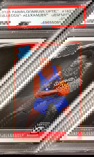 2018 Panini Donruss Optic Shai Gilgeous-Alexander PSA 10
