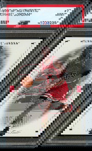 1998-99 SP Authentic Michael Jordan #7 PSA 9 Mint