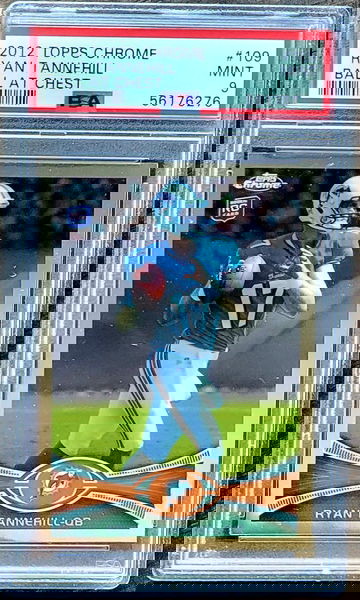 2012 RYAN TANNEHILL Topps Chrome PSA 9 Rookie Card RC #109