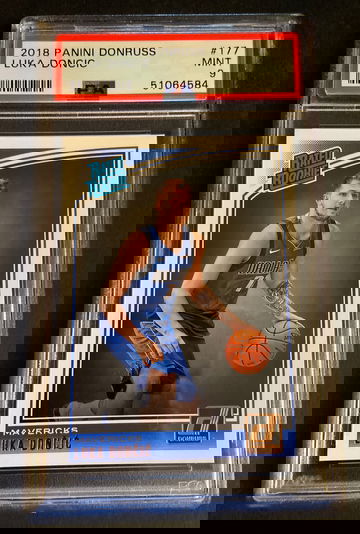2018 donruss Luka doncic rookie psa 9