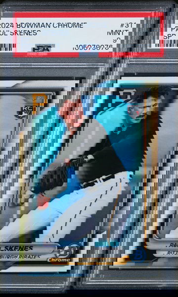 2024 Bowman Chrome Paul Skenes SP Rookie PSA 9