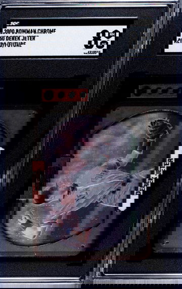 2000 Bowman Chrome Retro/Future #50 Derek Jeter SGC 8 NM-MT