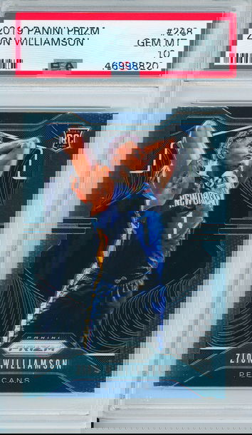 Zion Williamson 2019 Prizm PSA 10