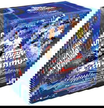 2025 Topps Chrome Sapphire Sealed Box - In Hand