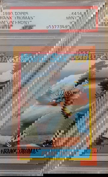 1990 Topps Frank Thomas rc PSA 9