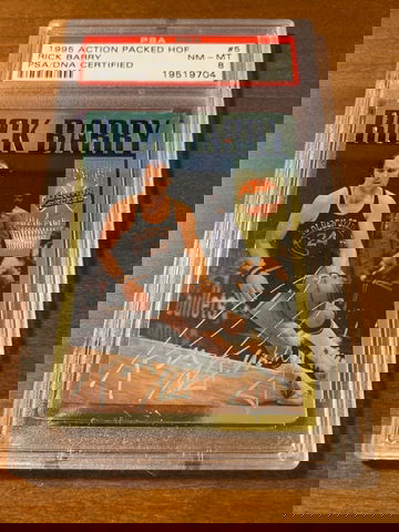 Rick Barry - 1995 Action Packed HOF (PSA/DNA Certified Auto)