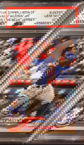 2018 Topps Update Ronald Acuna JR. PSA 10