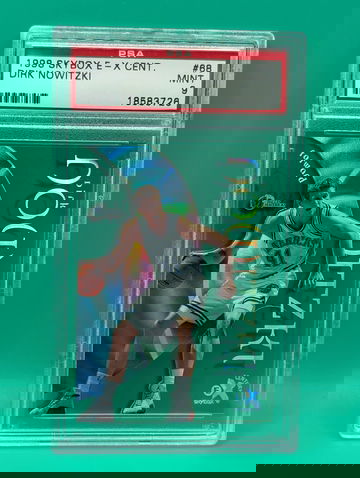 1998 Skybox E-X Century Dirk Nowitzki PSA 9