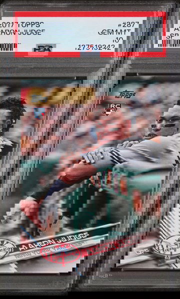 2017 Topps Leaning On Railing Aaron Judge #287C PSA 10