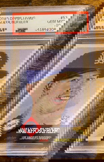 2018 Topps Living Set Walker Buehler PSA 10