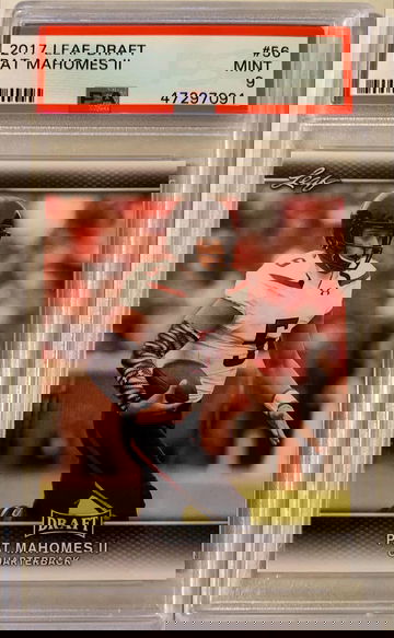 2017 Leaf Draft Patrick Mahomes II PSA 9 Mint