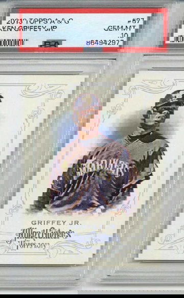 2013 TOPPS ALLEN & GINTER KEN GRIFFEY JR. CARD SEATTLE MARINERS PSA 10 LOW POP