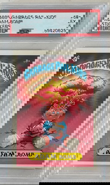 1985 Garbage Pail Kids Adam Bomb 8a Series OS 1 - PSA 5