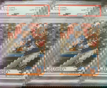 2019 Topps Baseball Pete Alonso RC PSA 10 - 2 Cards