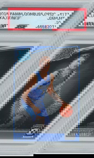 2018 Panini Donruss Optic #177 Luka Doncic PSA 10