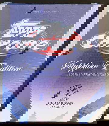 2019-20 Topps Chrome Sapphire UEFA Champions League Sealed Box