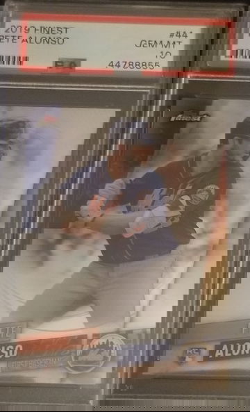 2019 Topps Finest Pete Alonso RC #44 PSA 10