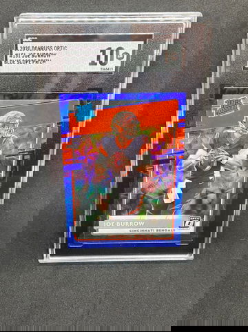 2020 Optic Joe Burrow Blue Scope Prizm SGC 10