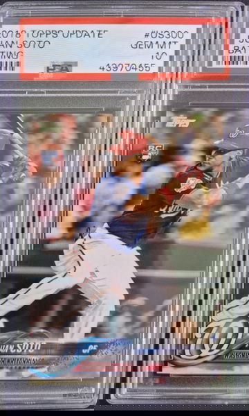 2018 Topps Update Juan Soto #US300 PSA 10 Rookie Card 