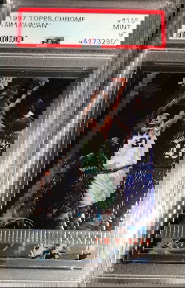 Tim Duncan 1997 Topps Chrome RC