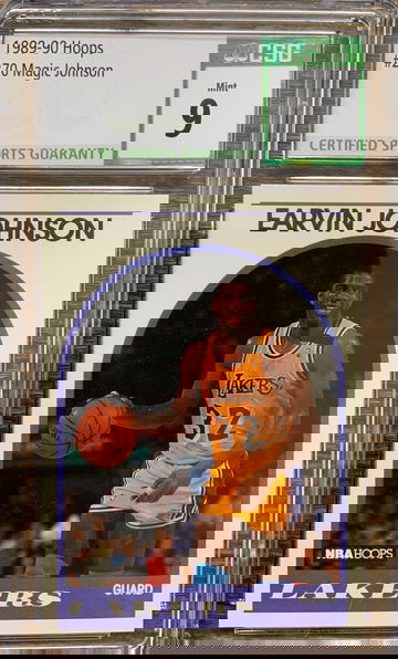 1989-90 Hoops Magic Johnson #270 CSG 9