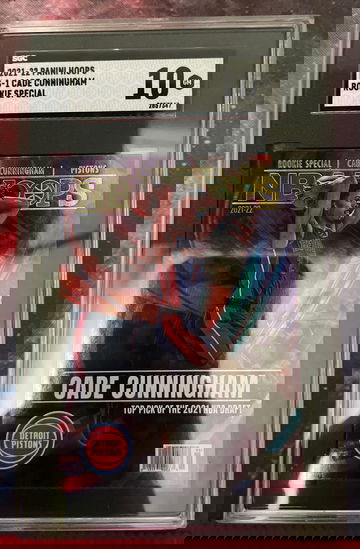 2021-22 Panini Hoops RS-1 Cade Cunningham Rookie Special HOLO SGC10