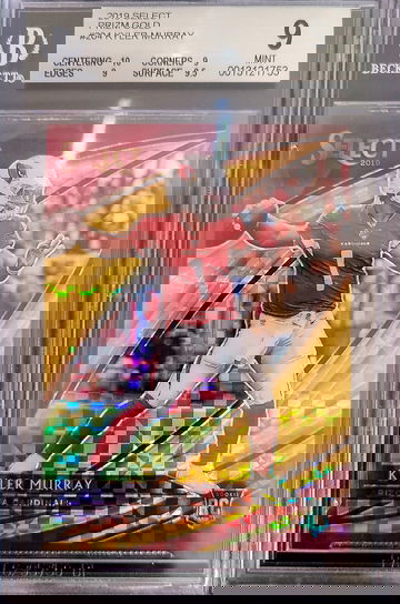 2019 Kyler Murray Select Field Level Gold Prizm BGS 9 #10/10