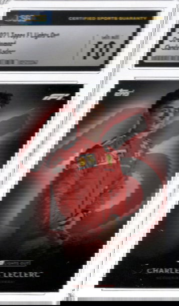 2021 Topps F1 Lights Out Charles Leclerc 10