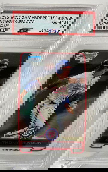 2012 Bowman Chrome Anthony Rendon Rookie PSA 10