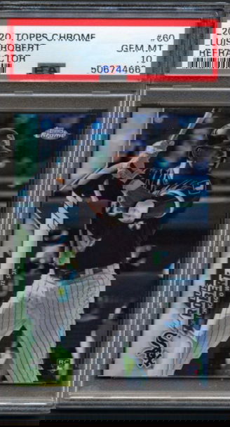 2020 Topps Chrome Luis Robert Refractor PSA 10