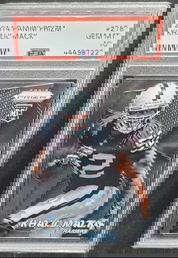 2014 Panini Prizm Khalil Mack #218 PSA 10