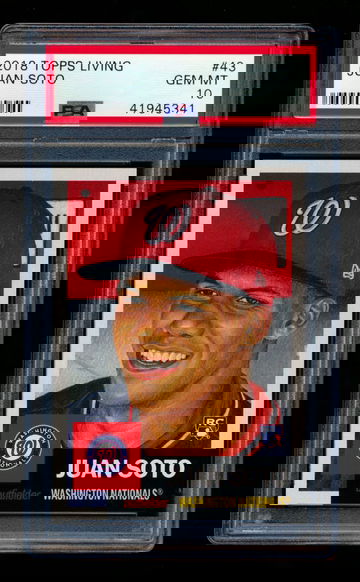 Juan Soto 2018 Topps Living Rookie RC PSA 10 GEM MINT