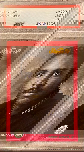 1991 Studio (Leaf) Barry Bonds PSA 7