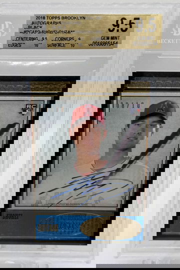 2018 Topps Brooklyn Auto Black RC Shohei Ohtani /10 BGS 9.5