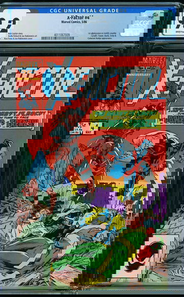 X-FACTOR #4, CGC 9.2 NM-