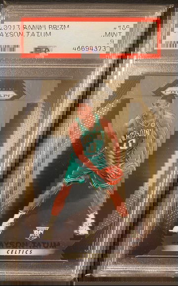 2017 Panini Prizm Jayson Tatum #16 PSA 9 Mint