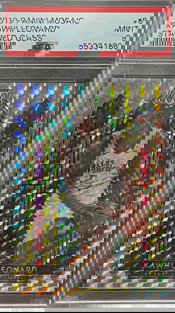 2020 Panini Mosaic Stained Glass Kawhi Leonard PSA 9 #8