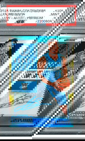 2018 Contenders Jalen Brunson Ball Low Premium Auto