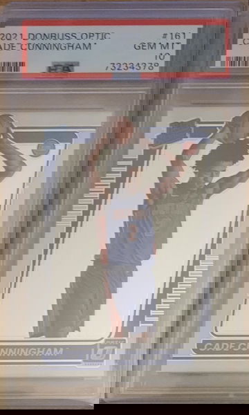 2021 Donruss Optic Cade Cunningham PSA 10 Gem MT