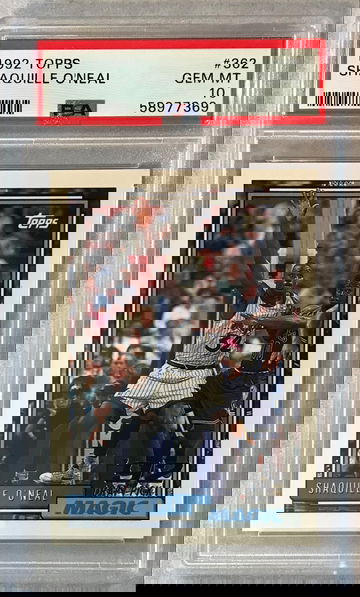 1992 Topps #362 Shaquille O'Neal Rookie Card  PSA 10 Gem Mint 