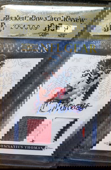 Demaryius Thomas national treasures NFL gear auto