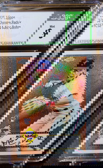 2021 Topps Alec Bohm 52' Chrome Redux Rookie RC #TC52-14 Mint CSG 9 Phillies