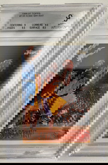 Kobe Bryant 1996-97 Topps RC BGS 9