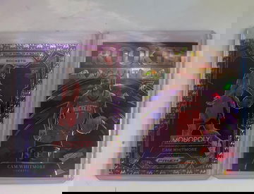 CAM WHITMORE 2023-24 Prizm Monopoly PURPLE MONEY MILLIONAIRE /50 Rookie Rockets