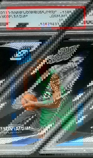 2017 Panini Donruss Optic Jayson Tatum RC Rookie #198 PSA 10