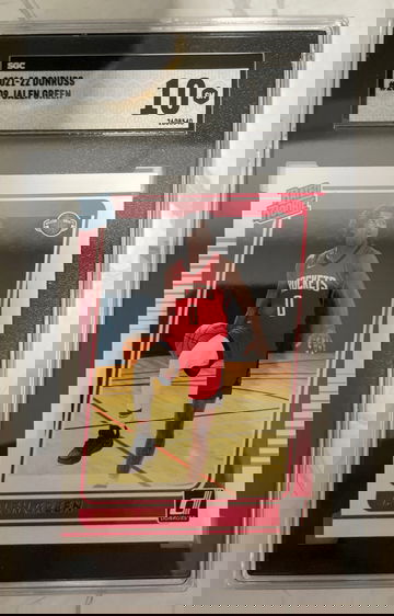 2021-22 DONRUSS JALEN GREEN #209 SGC10