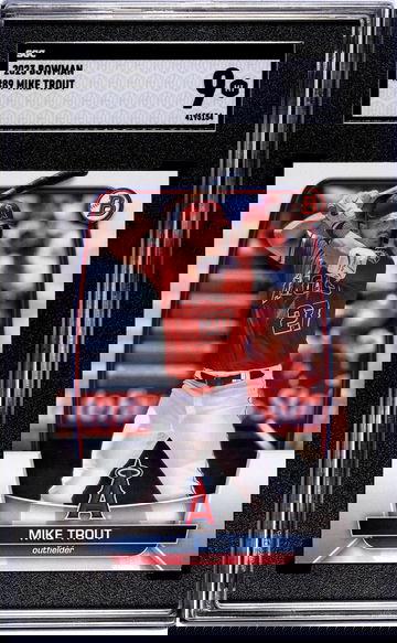 2023 Bowman #89 Mike Trout SGC 9